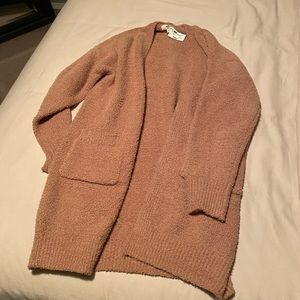 Womens Entro Fuzzy Cardigan